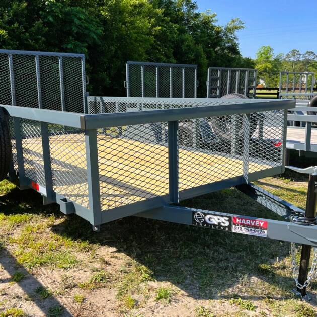 2025 GPS 76 x 12 Mesh Side Utility Trailer