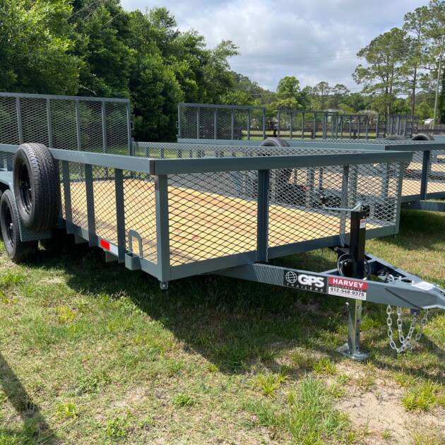 2024 GPS 82 x 16 Mesh Side Landscape Trailer (ID 9659)