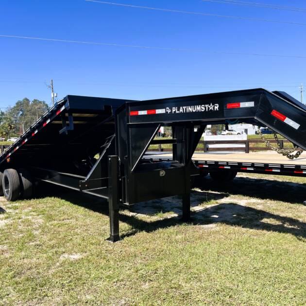 2025 DP Platinumstar 102 x 26 Gooseneck Power Tilt D/O 23.9k