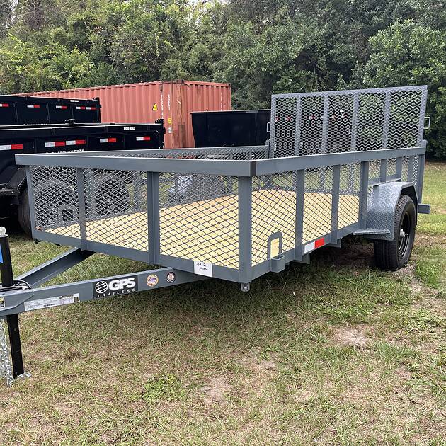 GPS 6 x 12 Mesh Side Utility Trailer