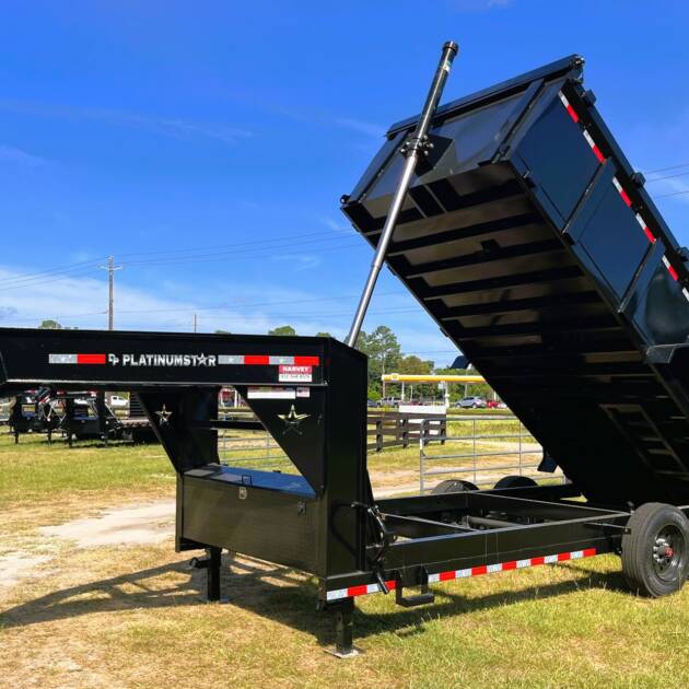 2024 DP PLATINUMSTAR 7 x 16 x 3 GOOSENECK DUMP 16k